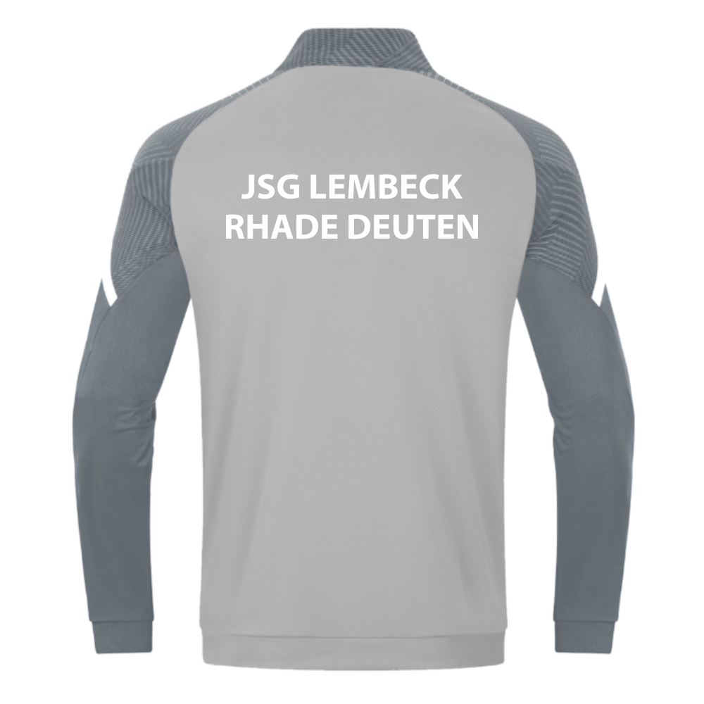 JSG Lembeck Rhade Deuten Performance Polyesterjacke grau-weiß