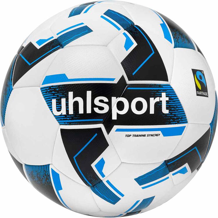 uhlsport Fußball Top Training Synergy Fairtrade weiß/schwarz/blau