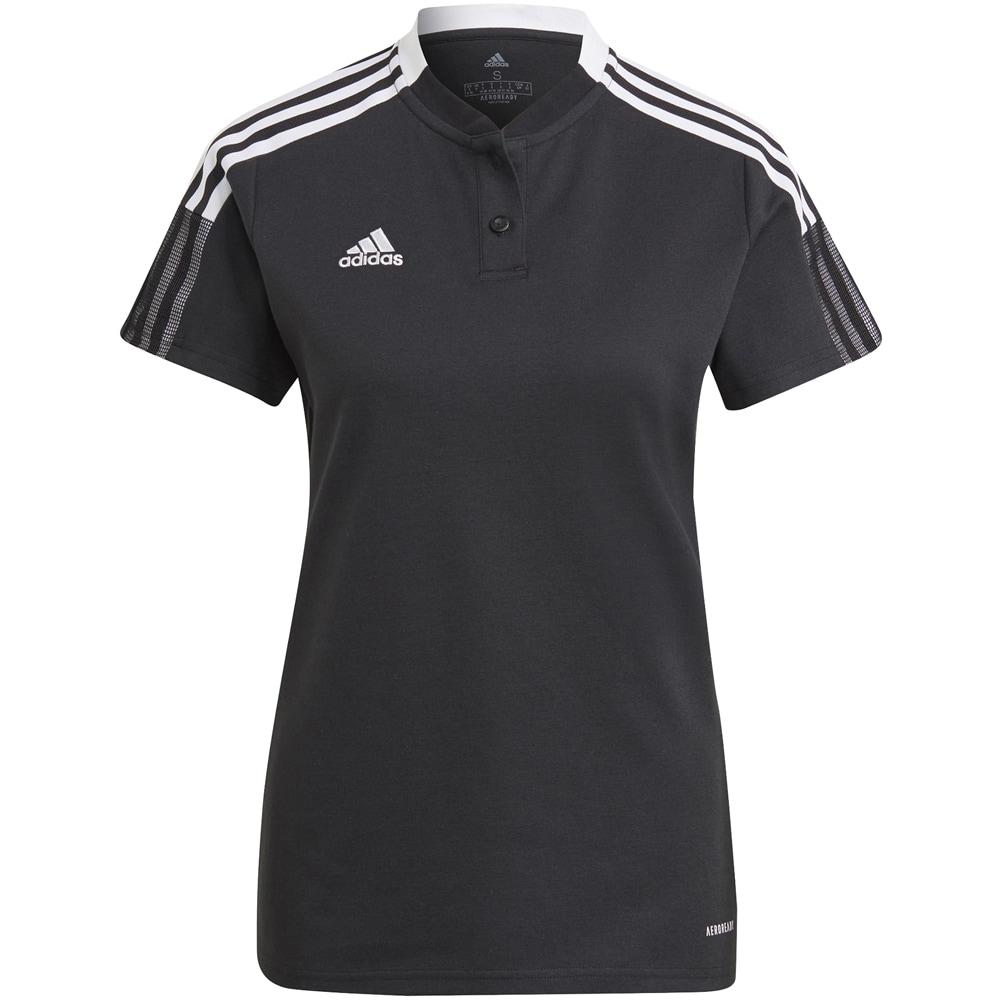Adidas Damen Poloshirt Tiro 21 schwarz