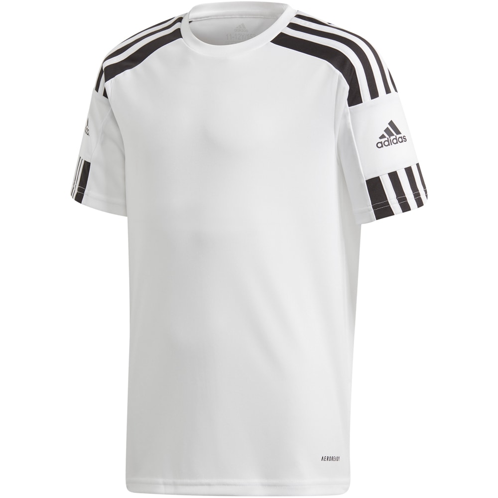 Adidas Kinder Kurzarm Trikot Squadra 21 weiß-schwarz