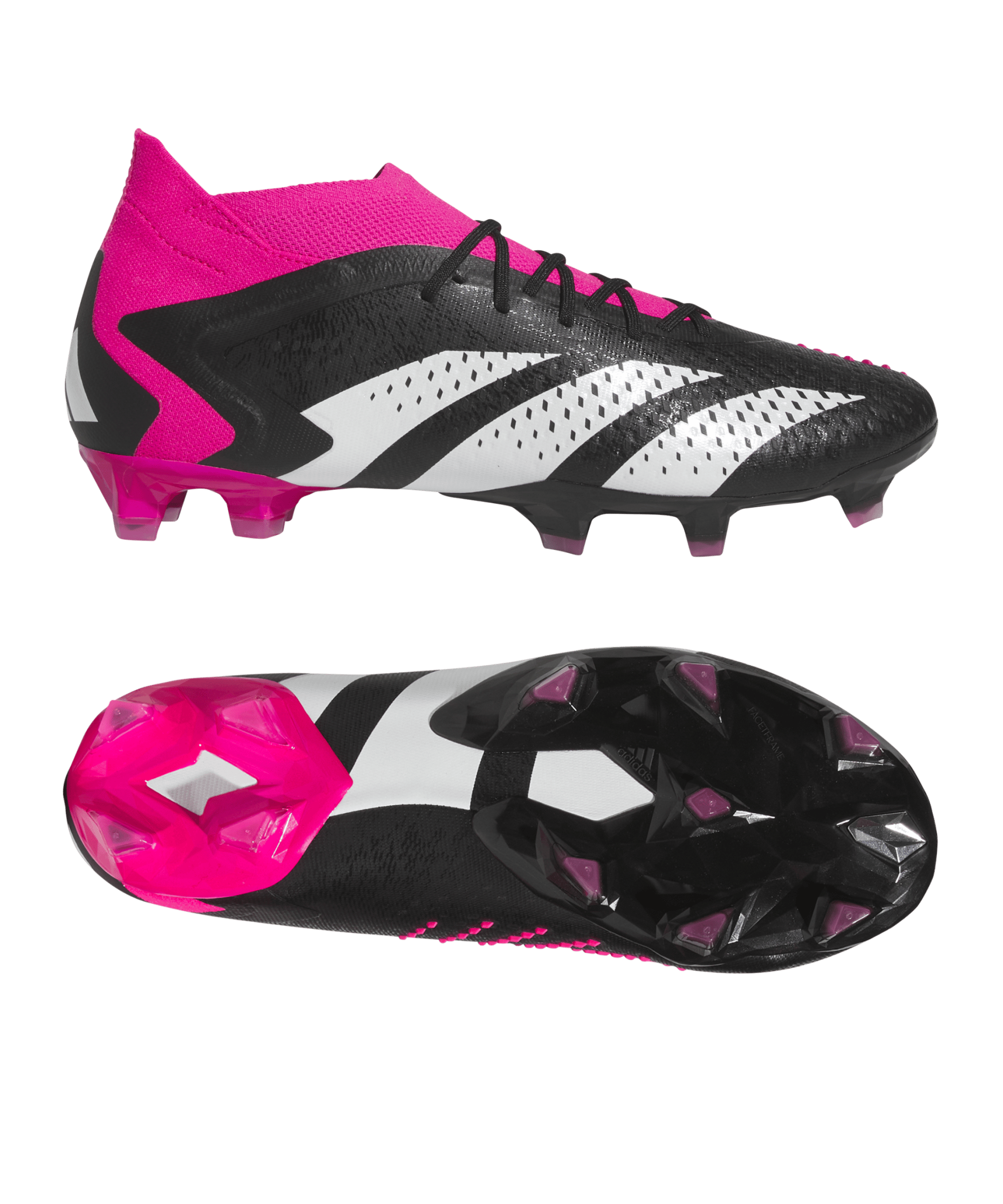 Adidas Fußballschuh Predator Accuracy.1 FG Own Your Football Schwarz Weiss Pink