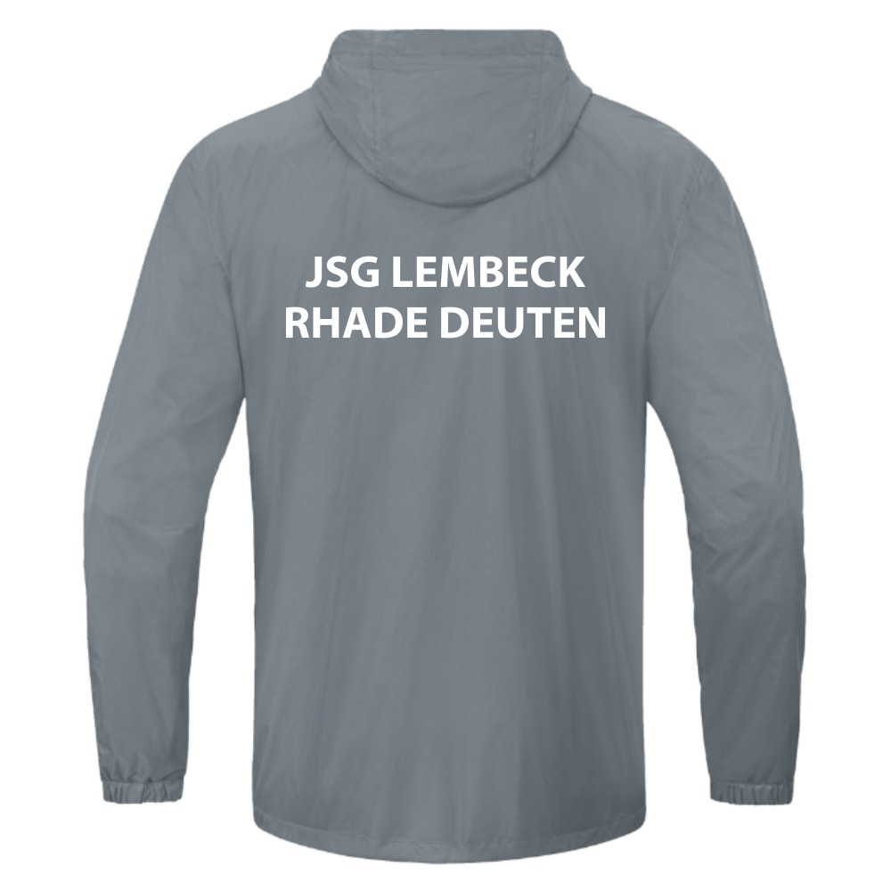 JSG Lembeck Rhade Deuten Allwetterjacke Team 2.0 grau-weiß