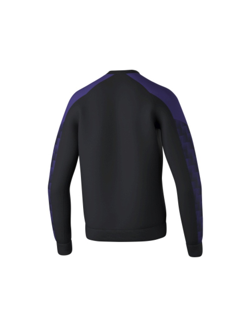 Erima Kinder EVO STAR Sweatshirt schwarz ultra violet