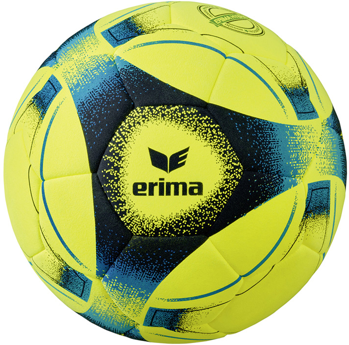 Erima Hybrid Indoor Fußball gelb-blau-schwarz