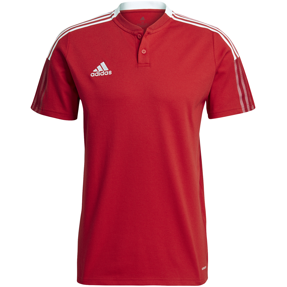 Adidas Herren Poloshirt Tiro 21 rot