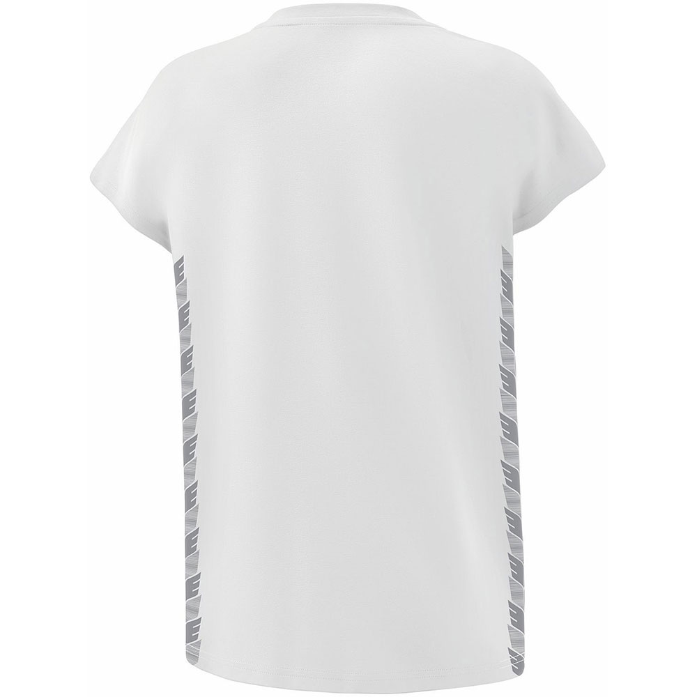 Erima Damen T-Shirt Essential Team weiß-grau