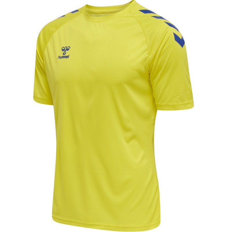 Hummel Hmlcore XK Core Poly T-Shirt S/S blazing yellow/true blue