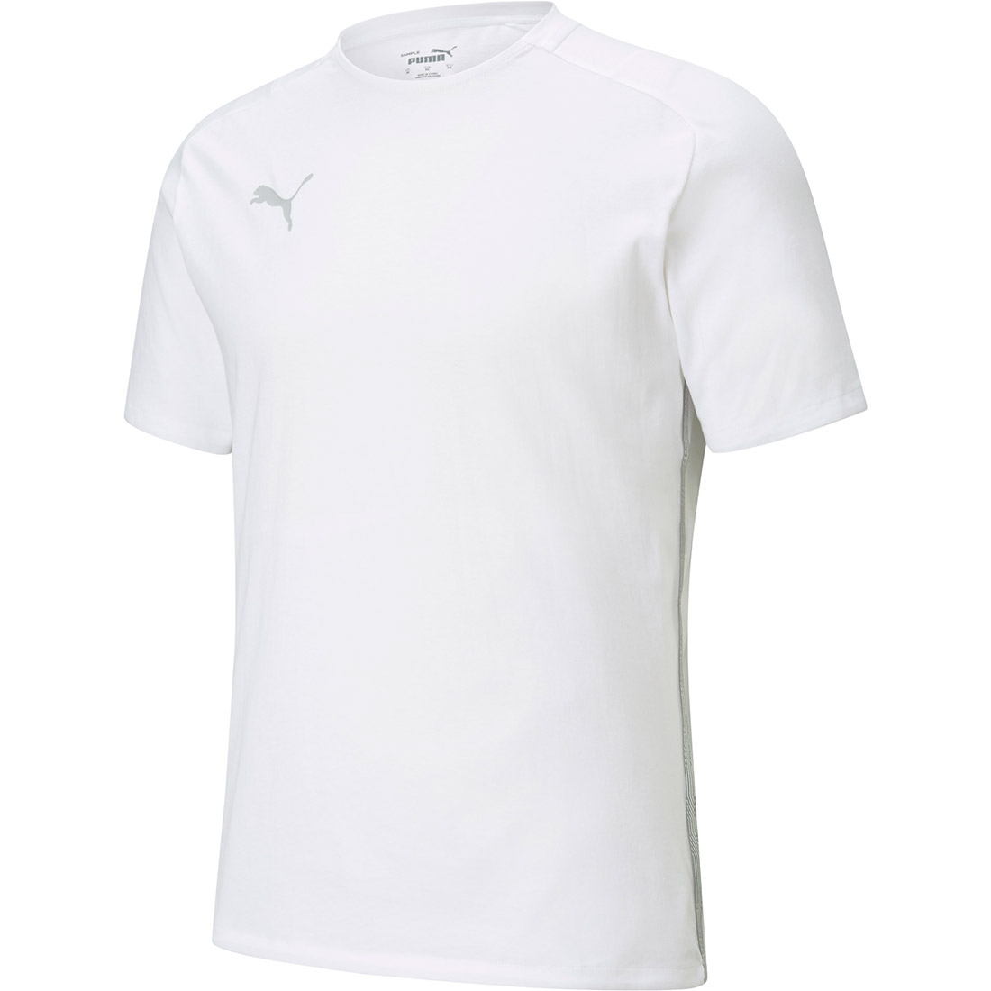 Puma T-Shirt teamCUP Casuals weiß-grau