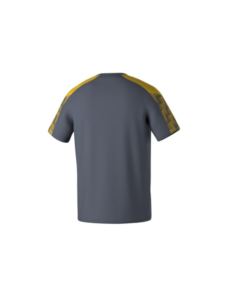 Erima Kinder EVO STAR T-Shirt slate grey gelb