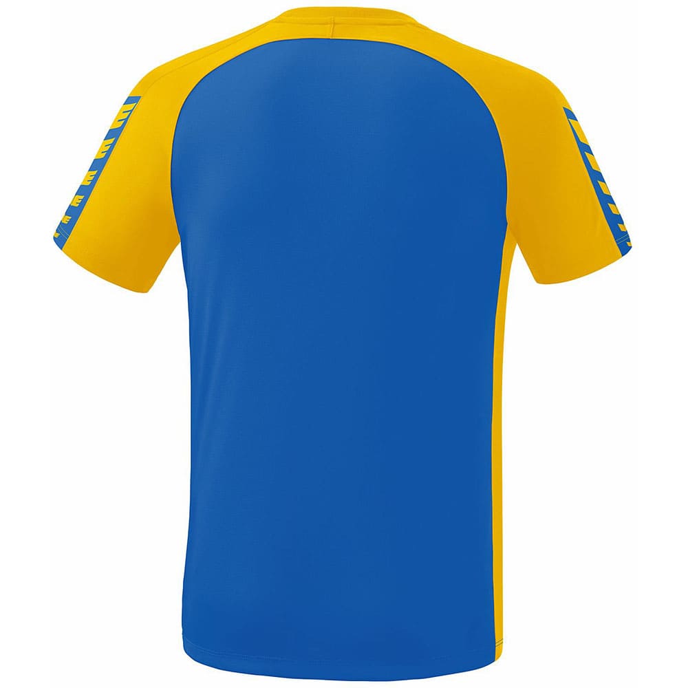 Erima Herren T-Shirt Six Wings blau-gelb