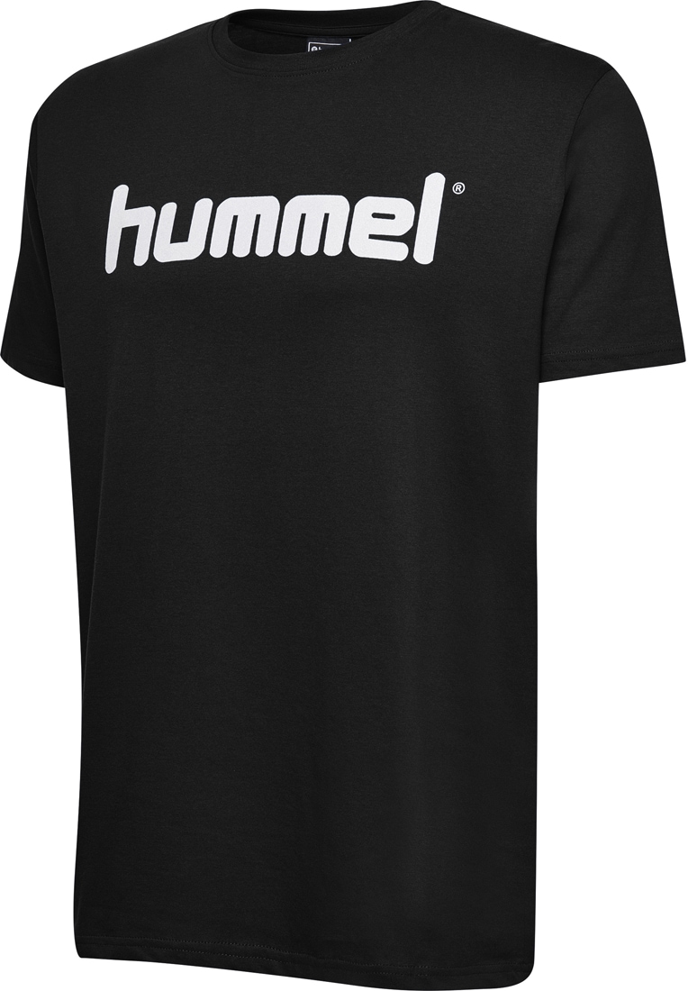 Hummel Cotton T-Shirt Logo Kids Schwarz F2001