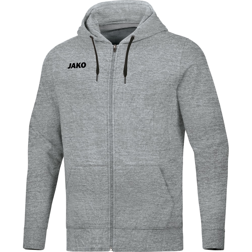 Jako Herren Kapuzenjacke Base grau