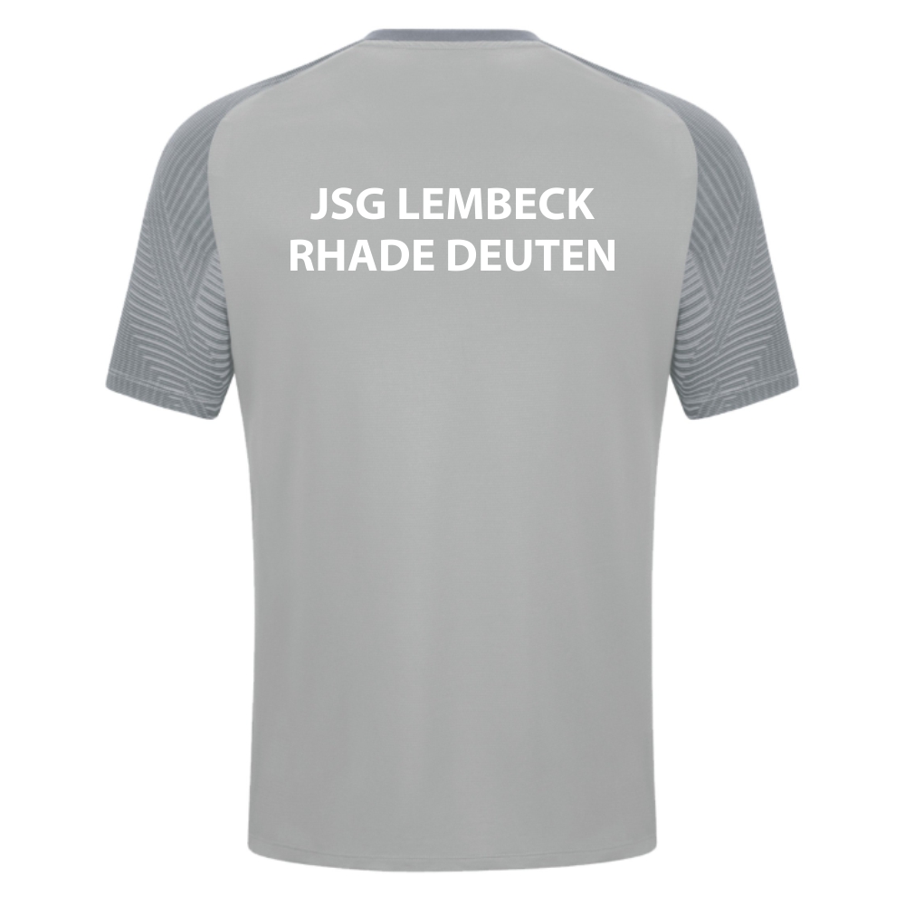 JSG Lembeck Rhade Deuten Performance Kinder T-Shirt grau-weiß