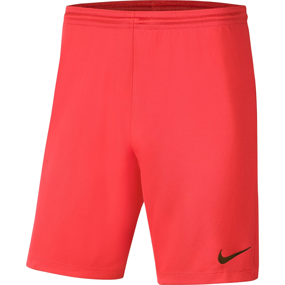 Nike Park III Herren Shorts bright crimson-schwarz