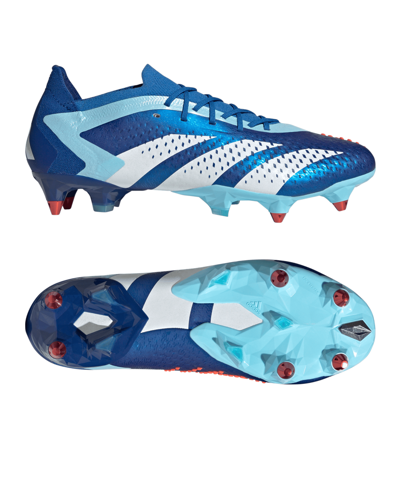 Adidas Fußballschuh Predator Accuracy.1 L SG Marinerush Blau Weiss Blau