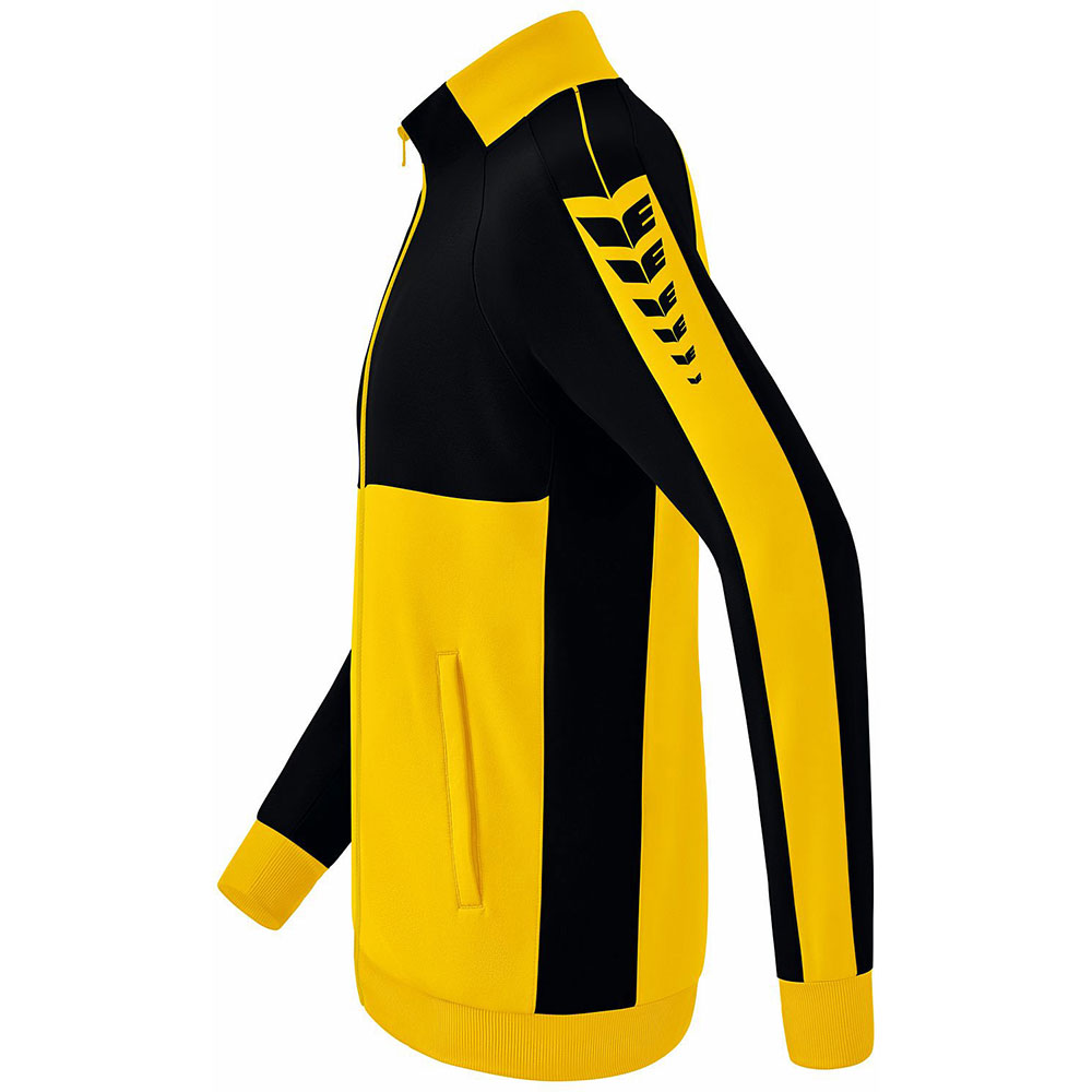 Erima Kinder Trainingsjacke Six Wings gelb-schwarz