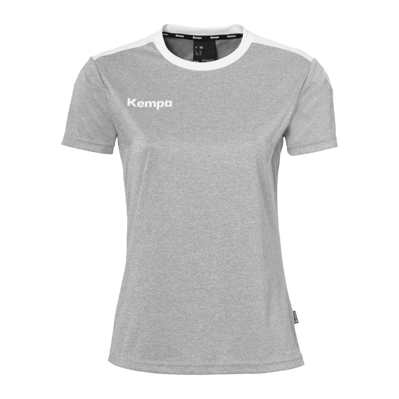 Kempa Emotion 27 Shirt Damen dark grau melange/weiß