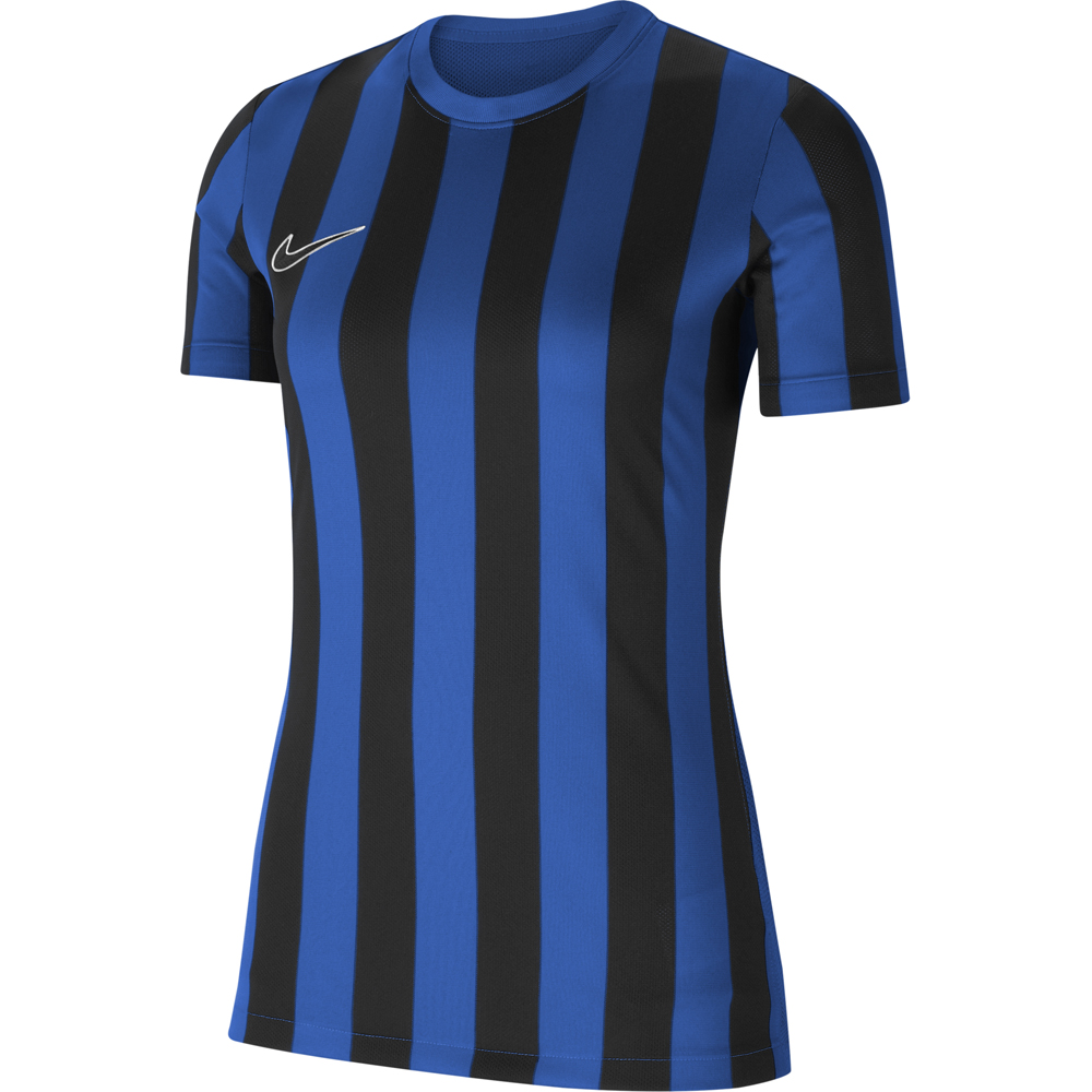 Nike Damen Kurzarm Trikot Striped Division IV blau-schwarz