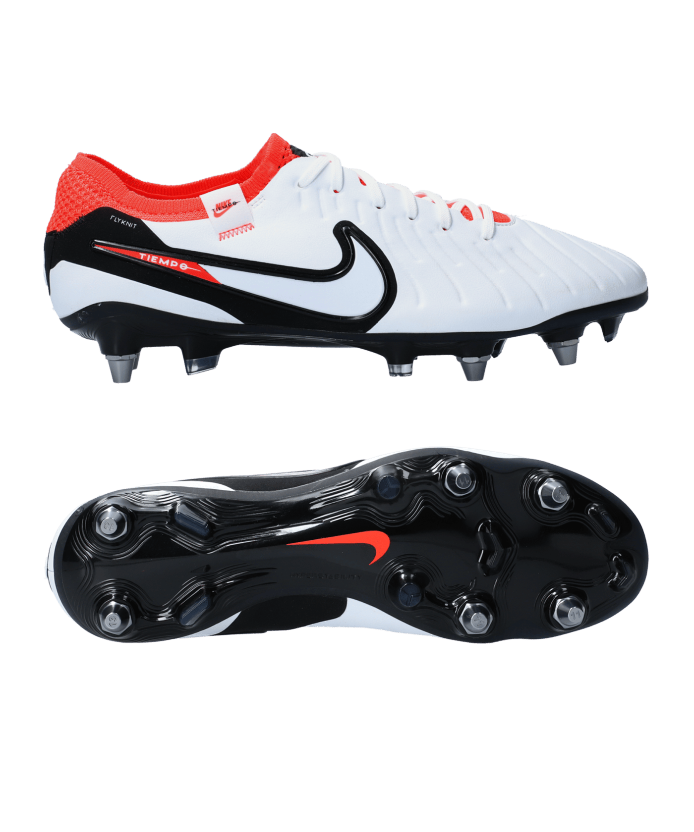Nike Fußballschuh Tiempo Legend X Elite SG-Pro Ready Pro-Player-Edition weiß schwarz rot F100
