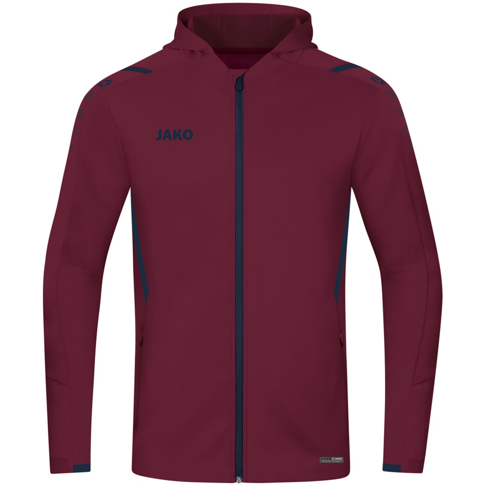 Jako Herren Trainingsjacke mit Kapuze Challenge rot-blau