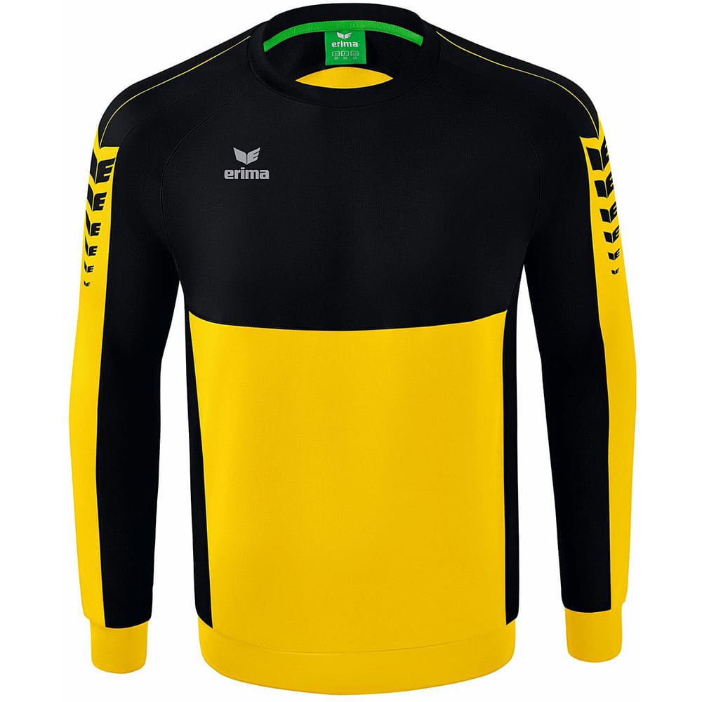 Erima Kinder Sweatshirt Six Wings gelb-schwarz
