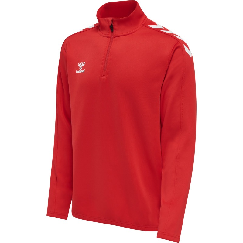 Hummel Hmlcore XK Half Zip Poly Sweat true red