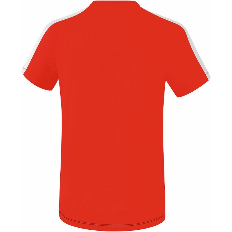 Erima Herren T-Shirt Squad rot-schwarz-weiß