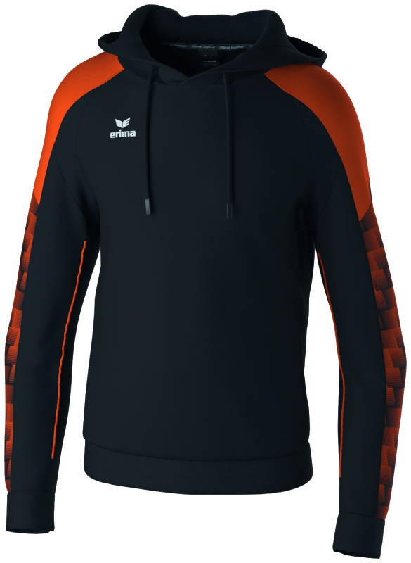 Erima EVO STAR Kapuzensweat schwarz orange