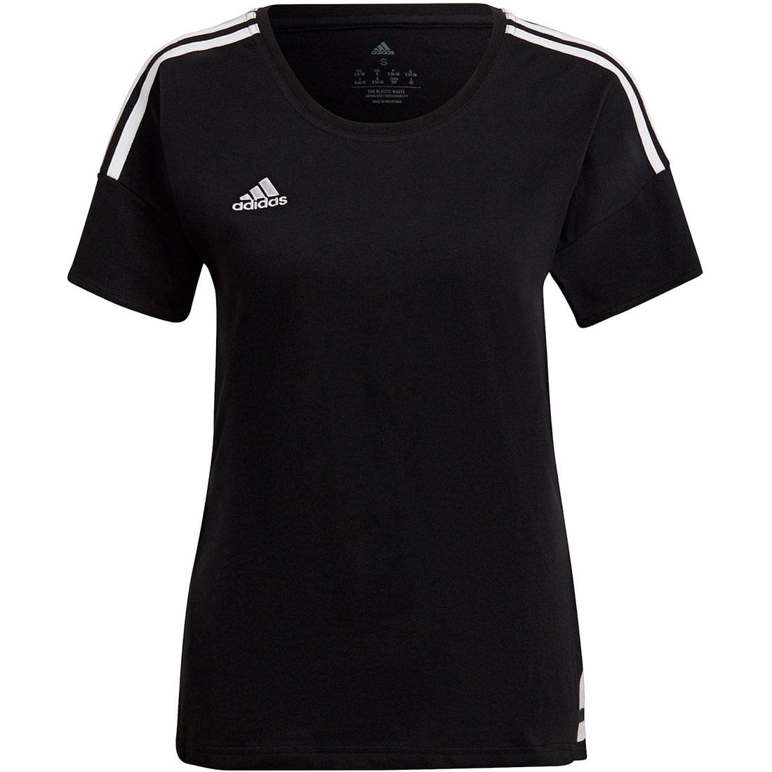 Adidas Damen T-Shirt Condivo 22 schwarz-weiß