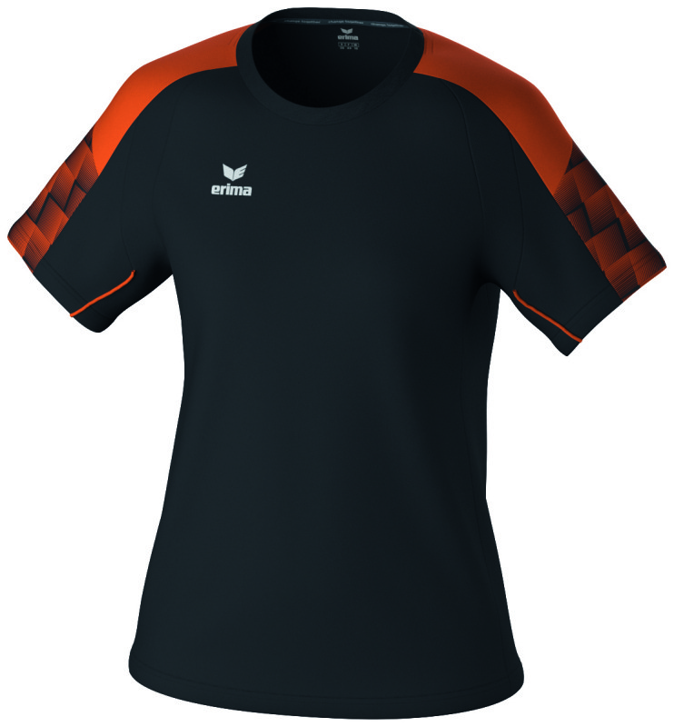 Erima Damen EVO STAR T-Shirt schwarz orange