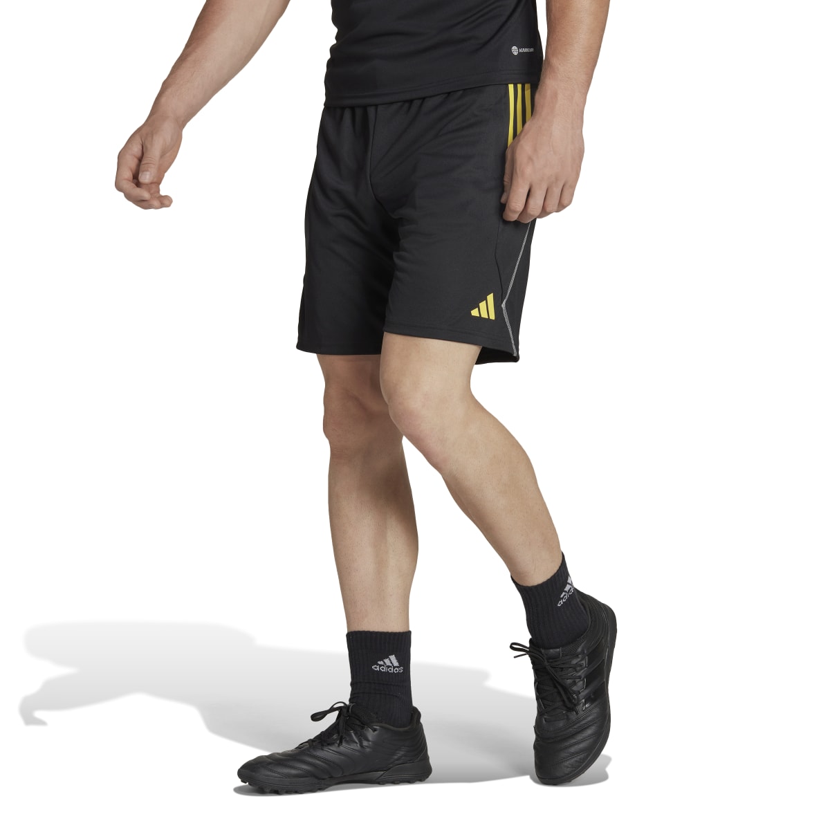 Adidas Trainingsshort Tiro 23 Competition Black | Team Light Grey | Impact Yellow