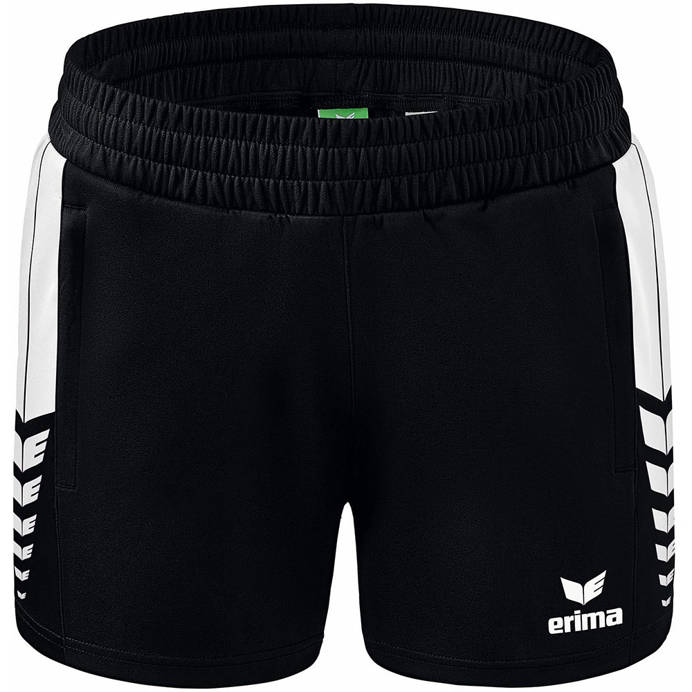Erima Damen Training Shorts Six Wings schwarz-weiß
