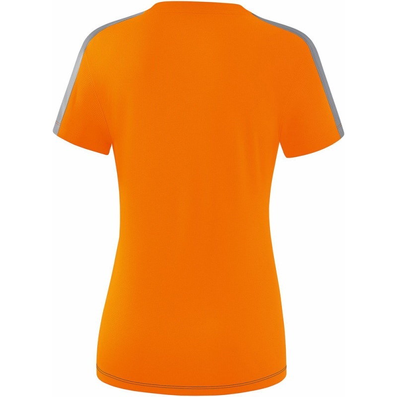 Erima Damen T-Shirt Squad orange-grau