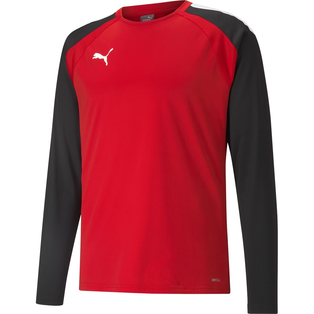 Puma Kinder Training Sweatshirt teamLIGA rot-schwarz