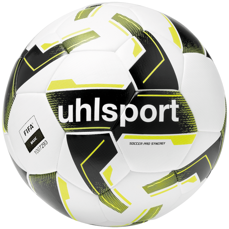 Uhlsport Fußball Soccer Pro Synergy Größe 5 weiß/schwarz/fluo gelb
