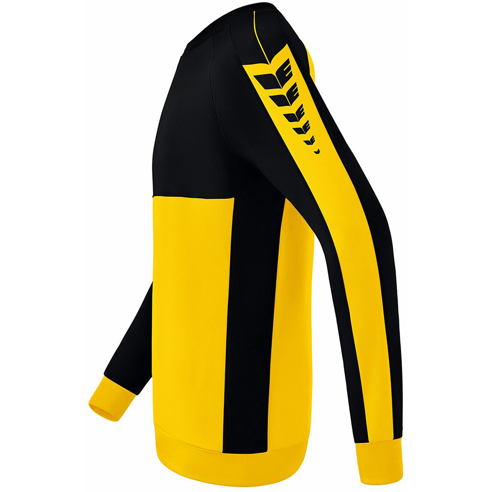 Erima Sweatshirt Six Wings gelb-schwarz