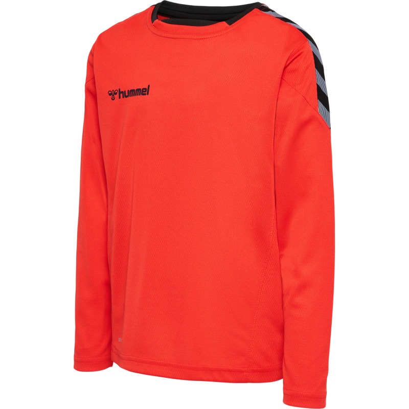 Hummel Hmlauthentic 24 Kids Poly Jersey L/S fire red