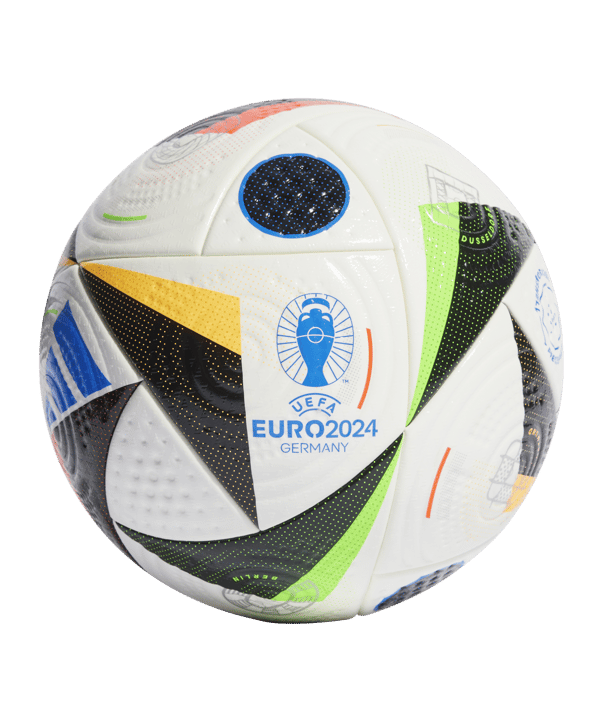 Adidas Fussballliebe Pro Spielball EM 2024 Weiss Blau Schwarz