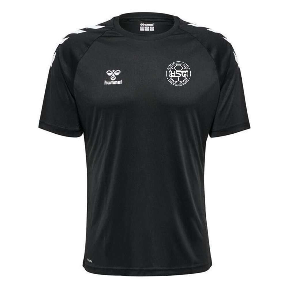HSG Kattenvenne Lengerich Hummel Core XK Poly T-Shirt schwarz-weiß