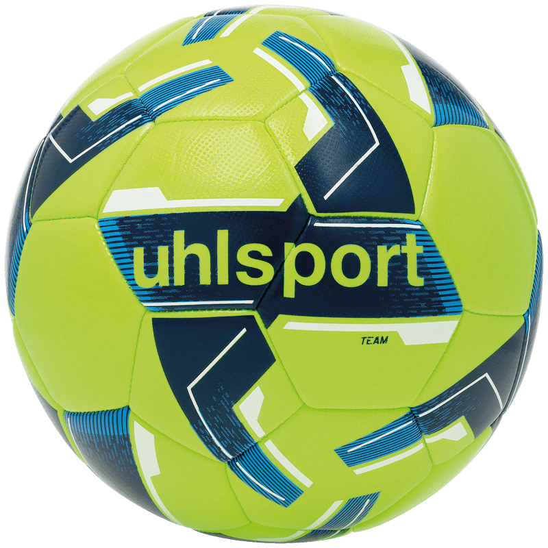 Uhlsport Fußball Größe 4 Team fluo gelb/marine/weiß