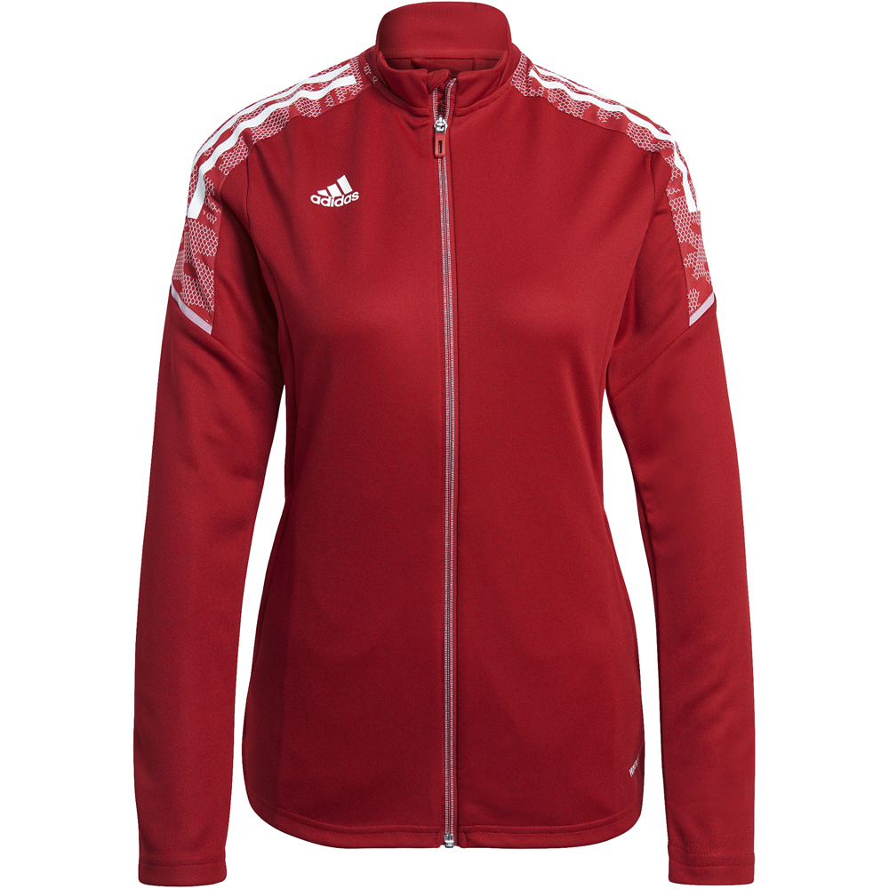 Adidas Damen Trainingsjacke Condivo 21 rot-weiß