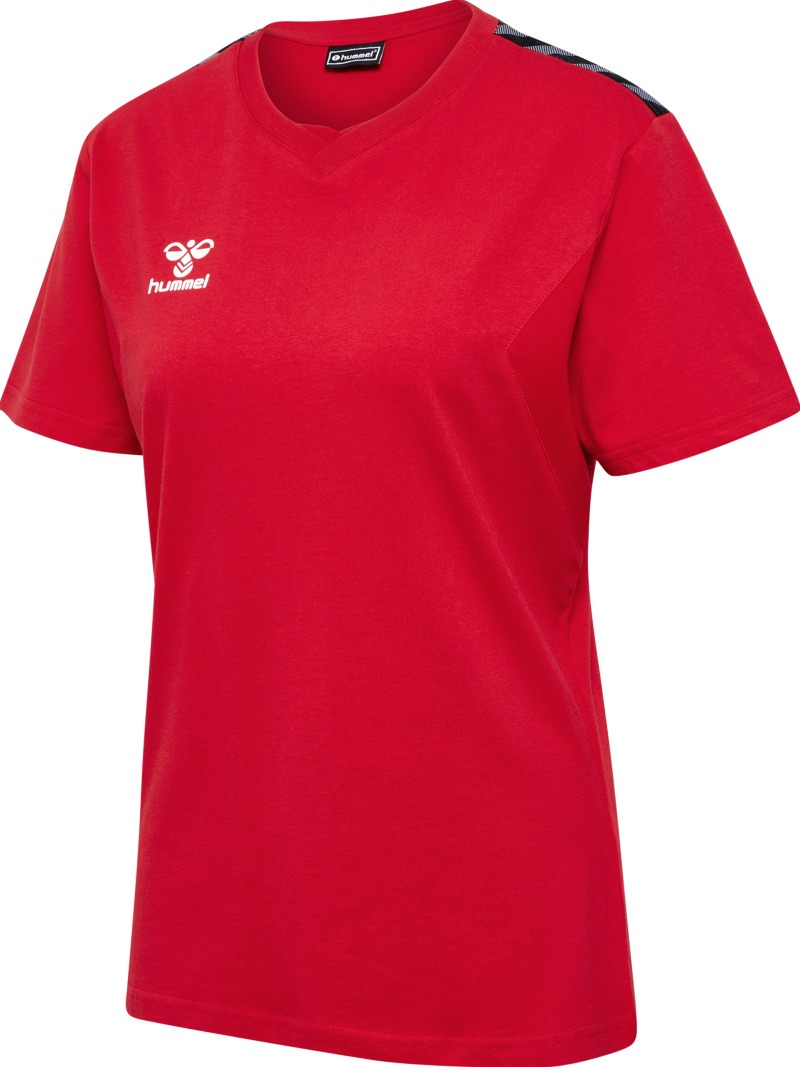 Hummel Hmlauthentic 24 Co T-Shirt S/S Woman true red
