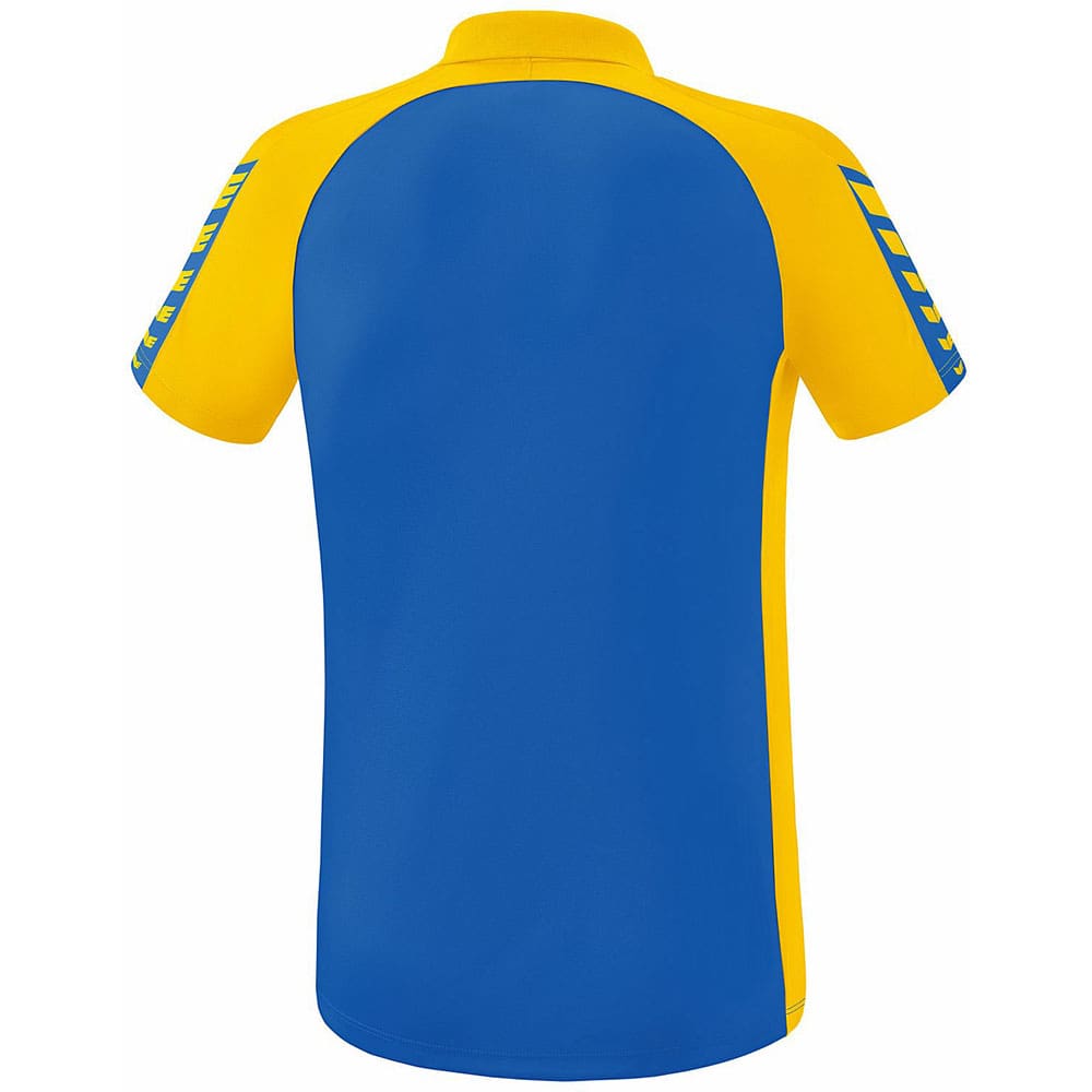Erima Herren Polo Shirt Six Wings blau-gelb