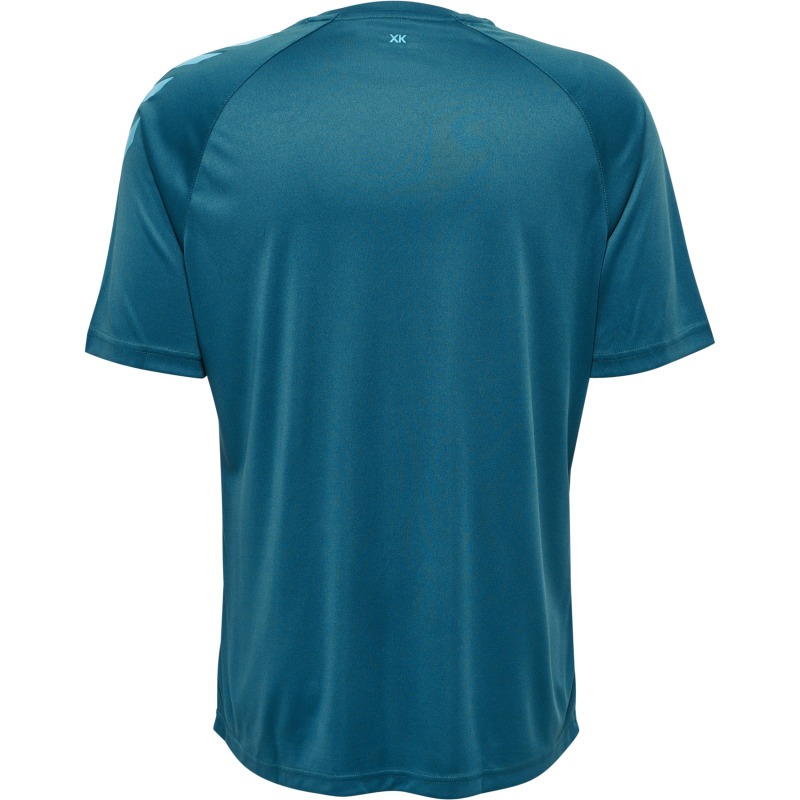 Hummel Hmlcore XK Core Poly T-Shirt S/S blue coral