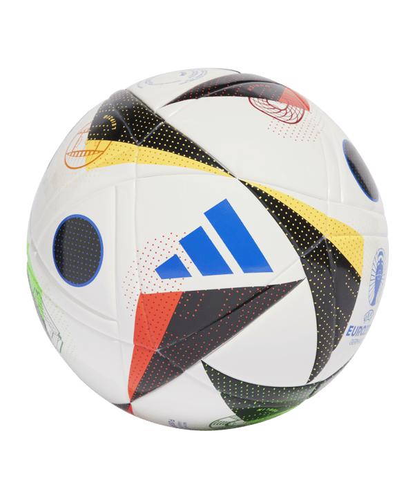 Adidas Fussballliebe League Junior 350g Lightball EM 2024 Weiss Schwarz Blau