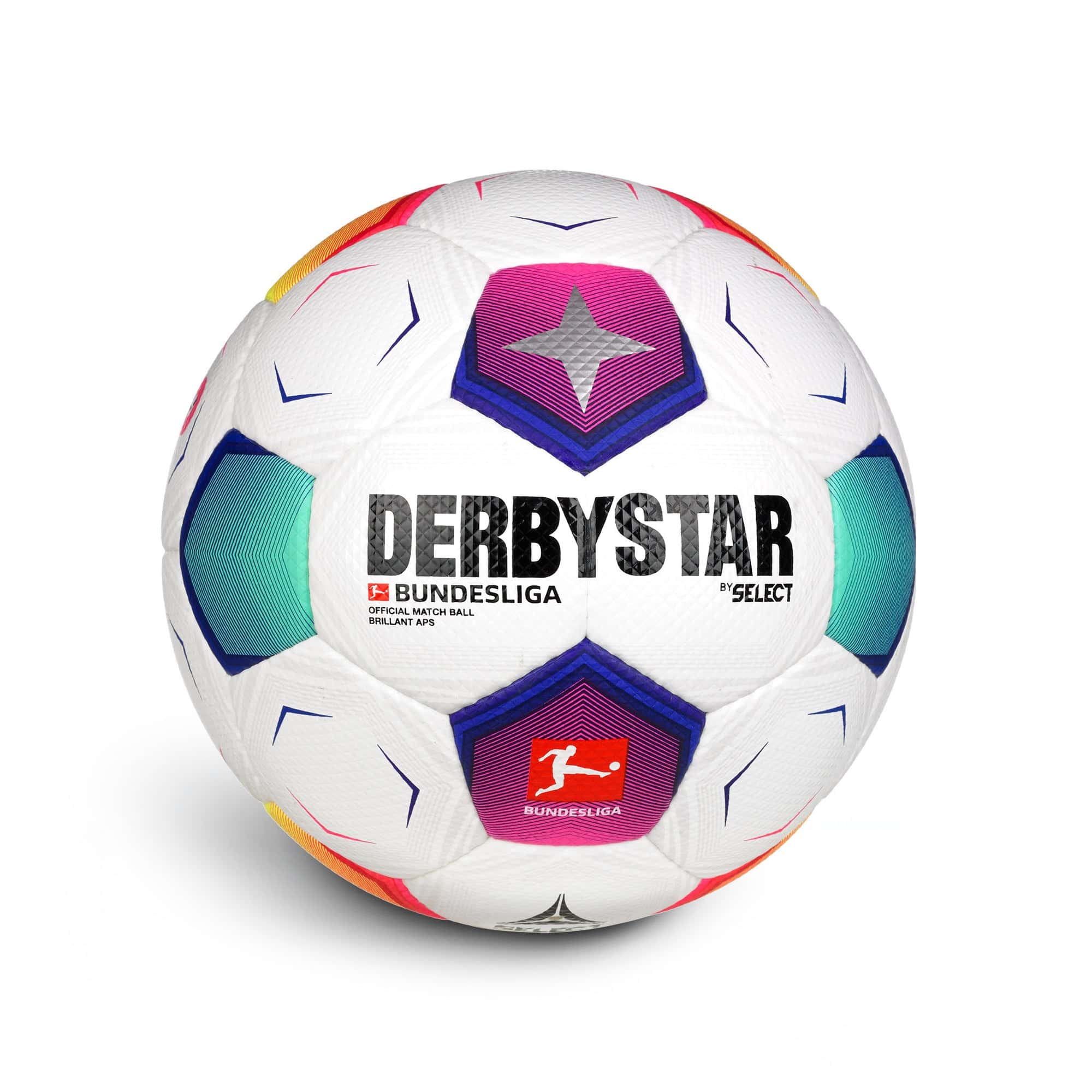 Derbystar Bundesliga Brillant APS Classic v23 Spielball 2023/2024 Weiss Schwarz F023