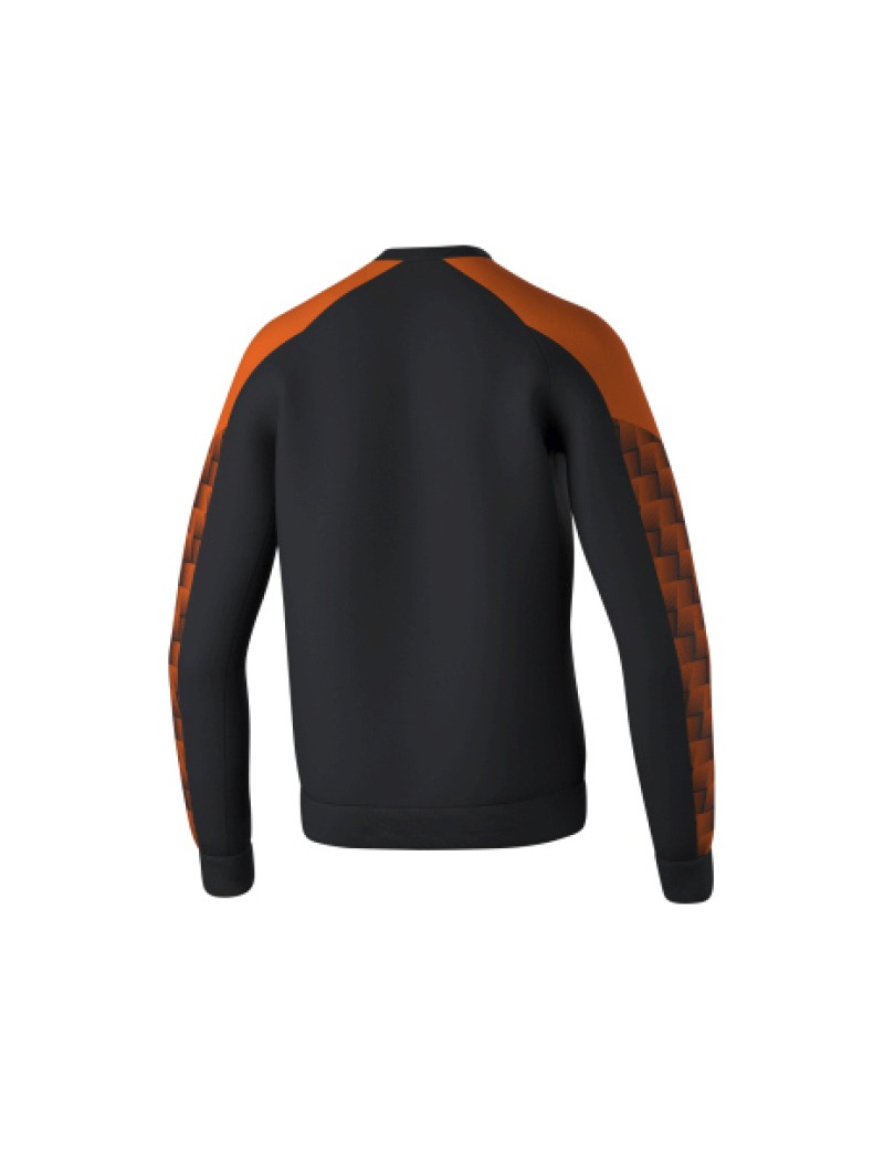 Erima Kinder EVO STAR Sweatshirt schwarz orange