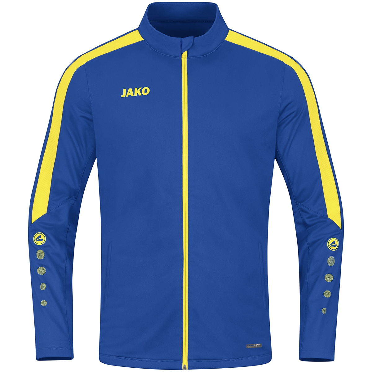 Jako Damen Polyesterjacke Power royal/citro