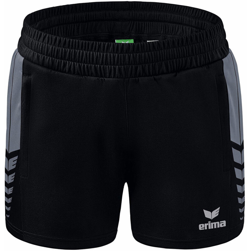 Erima Damen Training Shorts Six Wings schwarz-grau