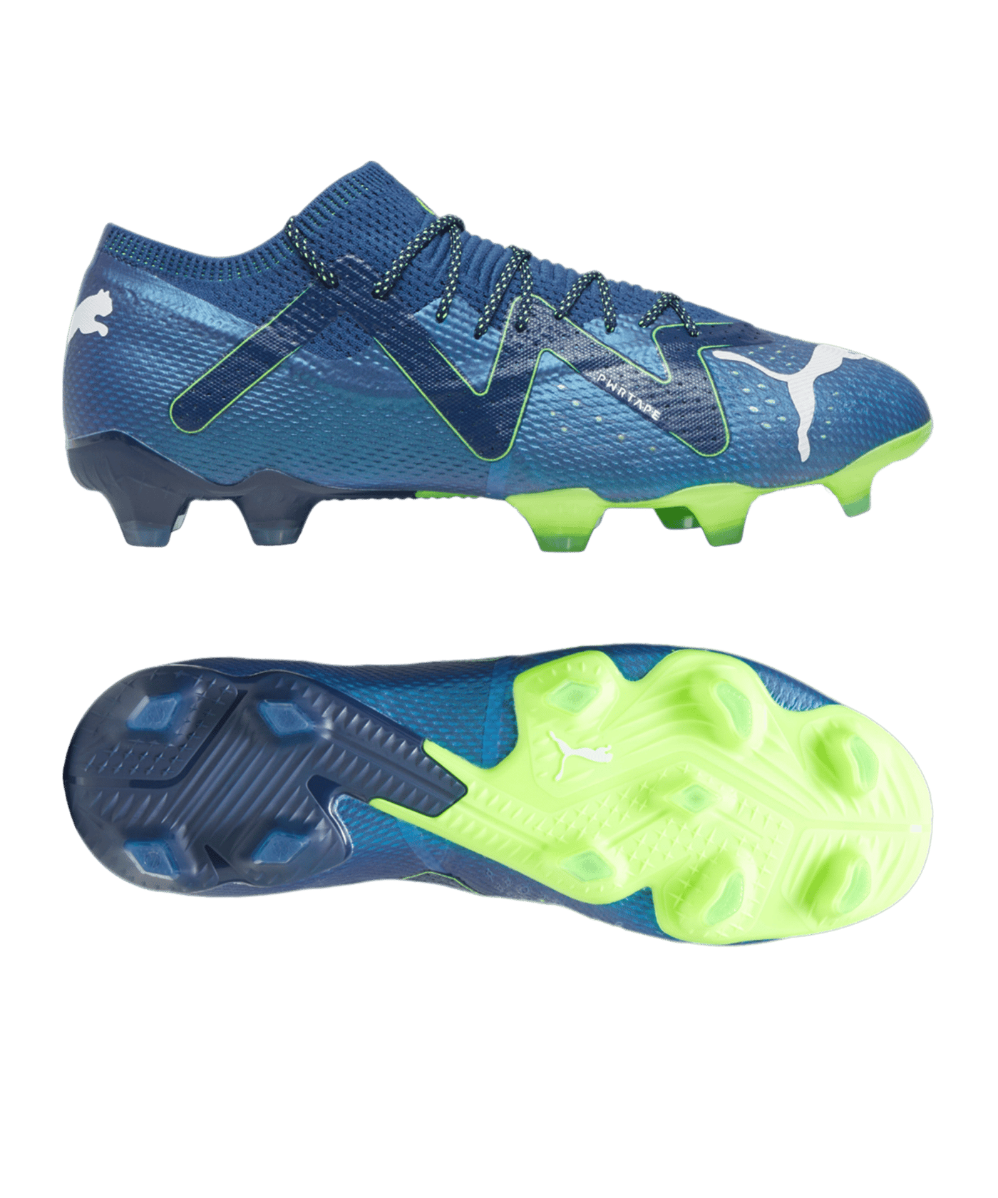 Puma Fußballschuh FUTURE Ultimate Low FG/AG Gear Up blau F03